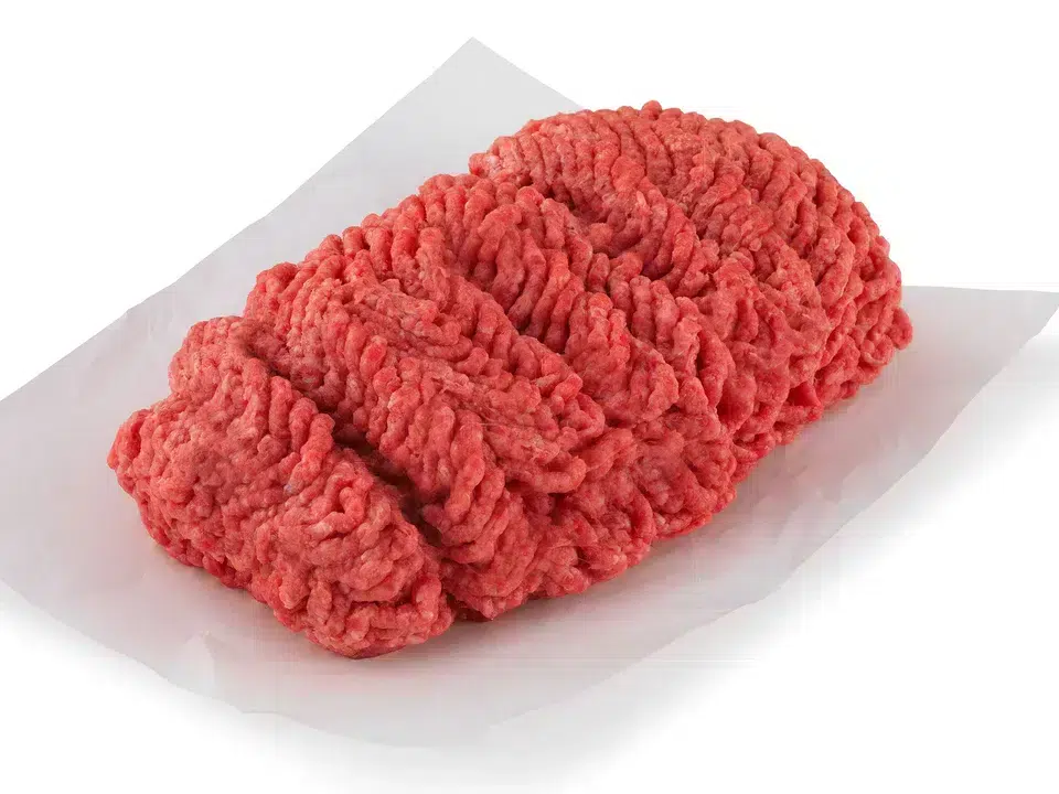 5 Pounds Extra – Lean Ground Beef  ($6.99 per lb)